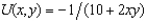 Jim's utility function is U(x, y) = xy. Jerry's utility function is U(x, y) = 1,000xy + 2,000. Tammy's utility function is U(x, y) = xy(1 - xy). Oral's utility function is   . Marjoe's utility function is U(x, y) = x(y + 1,000). Pat's utility function is U(x, y) = 0.5xy - 10,000. Billy's utility function is U(x, y) =   . Francis's utility function is U(x, y) = -xy.  a. Who has the same preferences as Jim? b. Who has the same indifference curves as Jim? c. Explain why the answers to (a) and (b) differ.