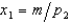 <strong>For m > p<sub>2</sub>, the demand functions for goods 1 and 2 are given by the equations, - 1 and , where m is income and p<sub>1</sub> and p<sub>2</sub> are prices. Let the horizontal axis represent the quantity of good 1. Let p<sub>1</sub> = 1 and p<sub>2</sub> = 2. Then for m > 2, the income offer curve is</strong> A) a vertical line. B) a horizontal line. C) a straight line with slope 2. D) a straight line with a slope of. E) None of the above.