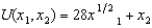<strong>Ambrose's brother Sebastian has a utility function , where x<sub>1</sub> is his consumption of nuts and x<sub>2</sub> is his consumption of berries. His income is $128, the price of nuts is $2, and the price of berries is $1. How many units of berries will Sebastian demand?</strong> A) 30 B) 60 C) 55 D) 49 E) There is not enough information to determine the answer.