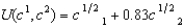 <strong>Vanessa's utility function is , where c<sub>1</sub> is her consumption in period 1 and c<sub>2</sub> is her consumption in period 2. In period 2, her income is 4 times as large as her income in period 1. At what interest rate will she choose to consume the same amount in period 2 as in period 1? (Choose the closest answer.)</strong> A) 0.10 B) 0 C) 0.30 D) 0.80 E) 0.20