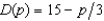 Sam has quasilinear preferences and his demand function for x is   . The price of x is initially $15 per unit and increases to $24 per unit. Sam's change in consumer's surplus is closest to A)  -168. B)  -76. C)  -27. D) 75 E)  Sam won't consume x at either of the prices.