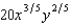 A firm has the production function f(x, y)  =   . The slope of the firm's isoquant at the point (x, y)  = (20, 40)  is (pick the closest one)  A)  -3. B)  -0.67. C)  -1.50. D)  -0.50. E)  -0.25.