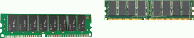 <strong> In the accompanying figure, what on the motherboard holds the memory modules?</strong> A)memory slots B)memory contacts C)memory sleeves D)memory pins