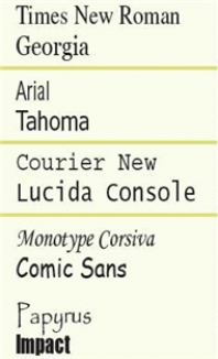   -Referring to the figure above, Courier New and Lucida Console are ____ fonts because each character uses the same amount of horizontal space. A)  Block B)  Monospace C)  Equalized D)  Code