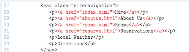 ​ ​    -Referring to the figure above, the code shows ____ links. A)  relative B)  absolute C)  parent D)  child