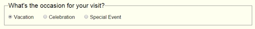 ​ ​    -Referring to the figure above, the buttons were created usingthe ____ value for the type attribute. A)  text B)  radio C)  checkbox D)  button