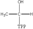 Which enzyme has an intermediate of the form presented below?   A) phosphofructokinase B) aldolase C) pyruvate decarboxylase D) glyceraldehyde-3-phosphate dehydrogenase E) triose phosphate isomerase