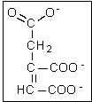 Considering the reactions within the citric acid cycle, which of the following molecules will be produced from the intermediate pictured on the right?   A) citrate B) isocitriate C) succinate D) succinyl-CoA E) α-ketoglutarate
