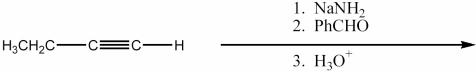Provide the major organic product of the reaction shown below.  <div style=padding-top: 35px> 