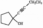 Describe a sequence of reactions by which the compound shown below can be straightforwardly prepared from acetylene.  
