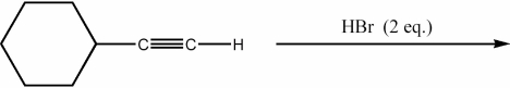 Provide the major organic product of the reaction shown below.  