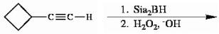 Provide the structure of the major organic product(s) in the reaction sequence below.  