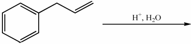Provide the structure of the major organic product of the reaction below.  