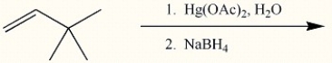 Draw the major organic product generated in the reaction below. Pay particular attention to regio- and stereochemical detail.  