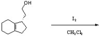 Complete the following reaction by providing a structure of the expected product. Be sure to indicate all relevant stereochemistry.  