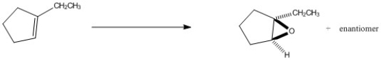 Provide the reagents necessary to complete the following transformation.   A)  1. BH<sub>3</sub><sup>∙</sup>THF   2. H<sub>2</sub>O<sub>2</sub>, HO<sup>-</sup> B)  H<sub>2</sub>O, H<sub>2</sub>SO<sub>4</sub> C)  OsO<sub>4</sub>, H<sub>2</sub>O<sub>2</sub> D)  CH<sub>3</sub>CO<sub>3</sub>H E)  1. CH<sub>3</sub>CO<sub>3</sub>H   2. H<sup>+</sup>, H<sub>2</sub>O