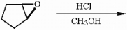 Draw the major organic product generated in the reaction below. Pay particular attention to regio- and stereochemical detail.  