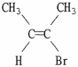 Which of the following best describes the geometry about the carbon-carbon double bond in the alkene below?   A)  E B)  Z C)  neither E nor Z