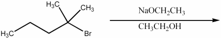 Provide the structure of the major organic product of the reaction below.  