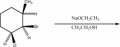 Provide the structure of the major organic product of the reaction below.  