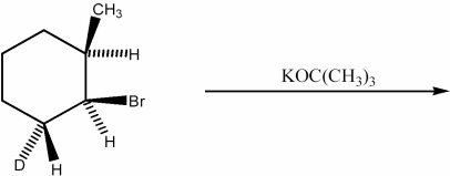 Provide the structure of the major organic product of the reaction below.  
