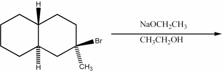 Provide the structure of the major organic product of the reaction below.  