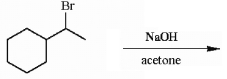 Draw all likely alkene products in the following reaction and circle the product you expect to predominate.  
