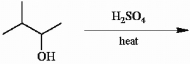 Draw all likely products of the following reaction and circle the product you expect to predominate.  