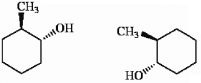  Which of the following terms best describes the pair of compounds shown:  \underline{\text{  enantiomers, diastereomers }}  , or  \underline{\text{ the same compound?  }}    