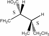 Label each asymmetric carbon in the molecule below as having the R or S configuration.  