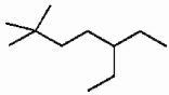 Provide an acceptable name for the alkane shown below.  