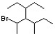 Identify the correct IUPAC name for each compound shown below.   A)  2-bromo-3-sec-butyl-4-ethylhexane B)  2-bromo-4-ethyl-3-sec-butylhexane C)  3-(1-bromoethyl) -2,4-diethylhexane D)  4-(1-bromoethyl) -3-ethyl-5-methylheptane E)  4-(1-bromoethyl) -5-ethyl-3-methylheptane