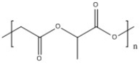When the polymer below is hydrolyzed under basic conditions, what compounds are formed?  