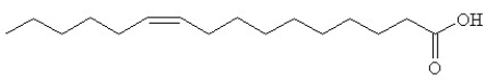 Two families of fatty acids called the Ω- 6 and Ω-3 fatty acids are of significant interest in the area of nutrition. Which of the following structures would be classified as an Ω-3 fatty acid? A)    B)    C)    D)    E)   
