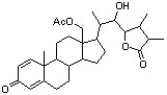 The following paraminabeolide was isolated from a Formosan soft coral and has been found to have anti-inflammatory action (J. Nat. Prod. 2011, 1132) . What is the lipid classification of paraminabeolide?   A)  terpene B)  triglyceride C)  steroid D)  prostaglandin