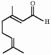 Geranial is shown below. How many isoprene units can be found in this compound?   A)  1 B)  2 C)  3 D)  4 E)  5