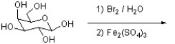 Draw the product of the following reaction in a Fischer projection.  