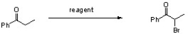 Which set of reagents would best accomplish the following transformation?   A)  Br<sub>2</sub> / HBr B)  Br<sub>2</sub> / PBr<sub>3</sub> C)  Br<sub>2</sub> / NaOH D)  PBr<sub>3</sub>