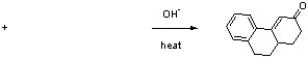 Predict the starting materials necessary for the following Robinson annulation.  