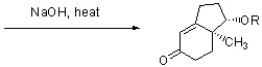 The following structure was used in the synthesis of a complex natural product shown to have cytotoxic activity (Org. Lett. 2006, 5585). Show how this structure may be constructed by a Robinson annulation by indicating the necessary starting materials.  