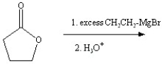 What is the predicted major product of the following reaction?   A)    B)    C)    D)    E)   