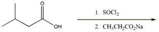 Provide the major organic product in the reaction shown below.  