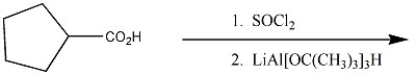 Provide the major organic product of the following reaction sequence.  