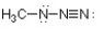 Complete the structure of methyl azide by adding any necessary formal charges.  