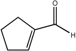 Which of the following statements concerning the cyclic molecule shown is not true?   A)  It contains a π molecular orbital formed by the overlap of a carbon p atomic orbital with an oxygen p atomic orbital. B)  It contains a σ molecular orbital formed by the overlap of two carbon sp<sup>2</sup> hybrid atomic orbitals. C)  It contains a σ molecular orbital formed by the overlap of two carbon sp<sup>3</sup> hybrid atomic orbitals. D)  It contains a π molecular orbital formed by the overlap of two carbon p atomic orbitals. E)  It contains a σ molecular orbital formed by the overlap of a carbon p atomic orbital with an oxygen sp<sup>3</sup> atomic orbital.