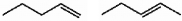  Are the two compounds shown below best described as  \underline{\text{ cis-trans isomers }} ,  \underline{\text{ constitutional isomers,  }}  or  \underline{\text{ not isomeric?  }}    