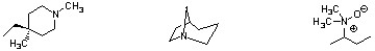 Circle all of the following structures that can be resolved into pure enantiomers.  