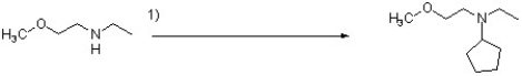 Complete the following reaction by filling in the necessary reagents.  