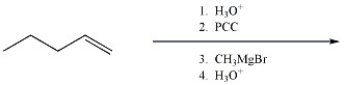 Provide the major organic product of the reaction shown below.  
