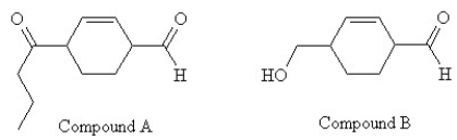 Which series of reactions described below will result in the formation of compound A, starting with compound B?   A)  1. HO-(CH<sub>2</sub>) <sub>2</sub>-OH /trace H<sub>3</sub>O<sup>+</sup> 2. DMSO (COCl<sub>2</sub>) /Et<sub>3</sub>N, CH<sub>2</sub>Cl<sub>2</sub> 3)  MgBr-(CH<sub>2</sub>) <sub>2</sub>-CH<sub>3</sub>/diethyl ether 4)  work-up with H<sub>3</sub>O<sup>+</sup> B)  1. PCC 2. SOCl<sub>2</sub> 3)  LiCu-((CH<sub>2</sub>) <sub>2</sub>-CH<sub>3</sub>) <sub>2</sub> 4)  work-up with H<sub>3</sub>O<sup>+</sup> C)  1. Na<sub>2</sub>Cr<sub>2</sub>O<sub>7</sub>/H<sub>2</sub>SO<sub>4</sub> 2. SOCl<sub>2</sub> 3)  2 MgBr-(CH<sub>2</sub>) <sub>2</sub>-CH<sub>3</sub>/diethyl ether 4)  work-up with H<sub>3</sub>O<sup>+</sup> D)  both A and B E)  both B and C